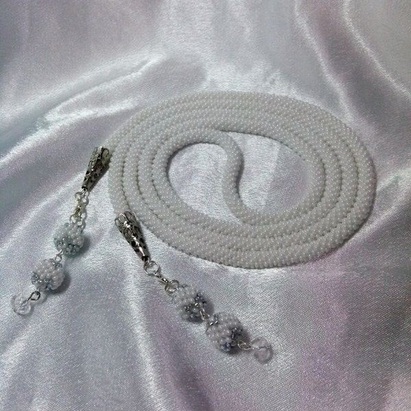 Lariat Pearl White pearl necklace lariat necklace y necklace jewelry minimal y necklace minimalist necklace drop necklace charm necklace