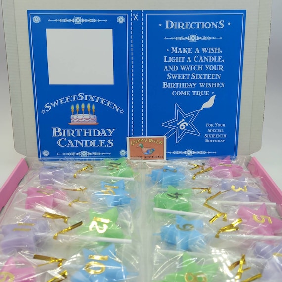 16 Wishes Candles Scented Star Candles Decorated With Gold Etsy UK