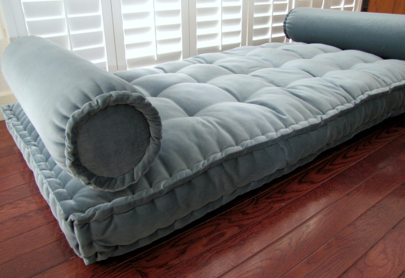 Custom Cushions Velvet Daybed Mattress French Mattress Etsy