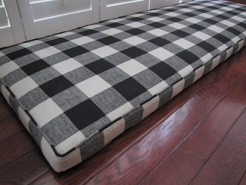 Banquette Cushions L Shape Bench Seat Cushions Cord Piped Etsy