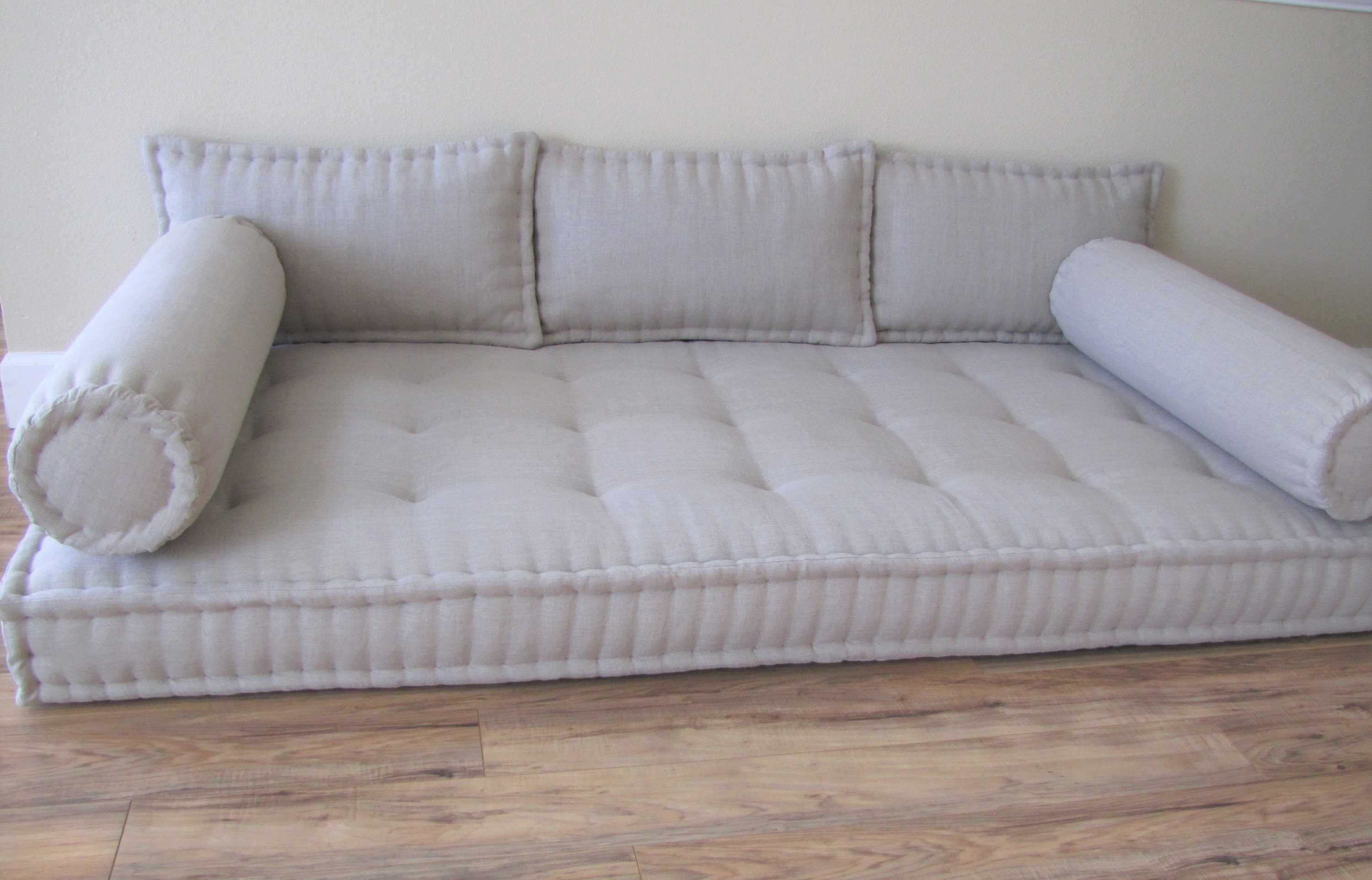 Grateful Home — Custom Cushions made with Natural Linen Fabric, French