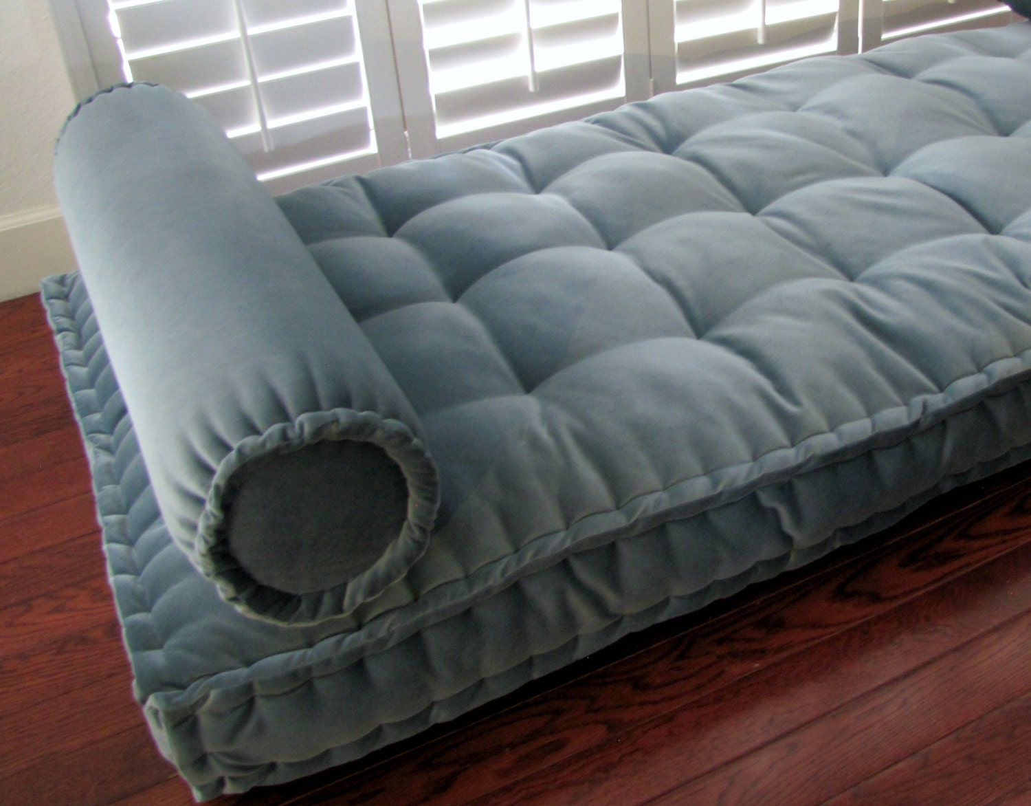 Grateful Home — Custom Cushions, French Mattress Velvet Daybed Cushions