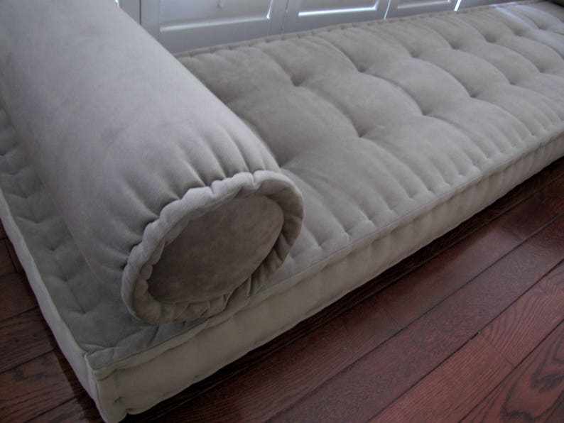 Custom Bench Cushion Velvet Window Seat Cushion French Etsy