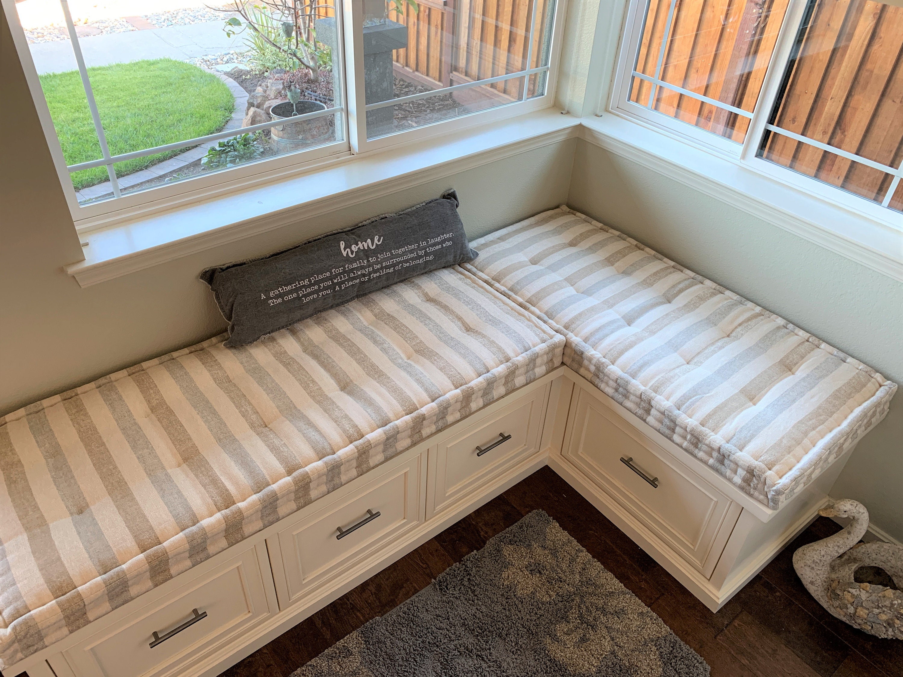 Bench Cushions Banquette Pads Custom Cushion Sunbrella Seat Etsy Ireland