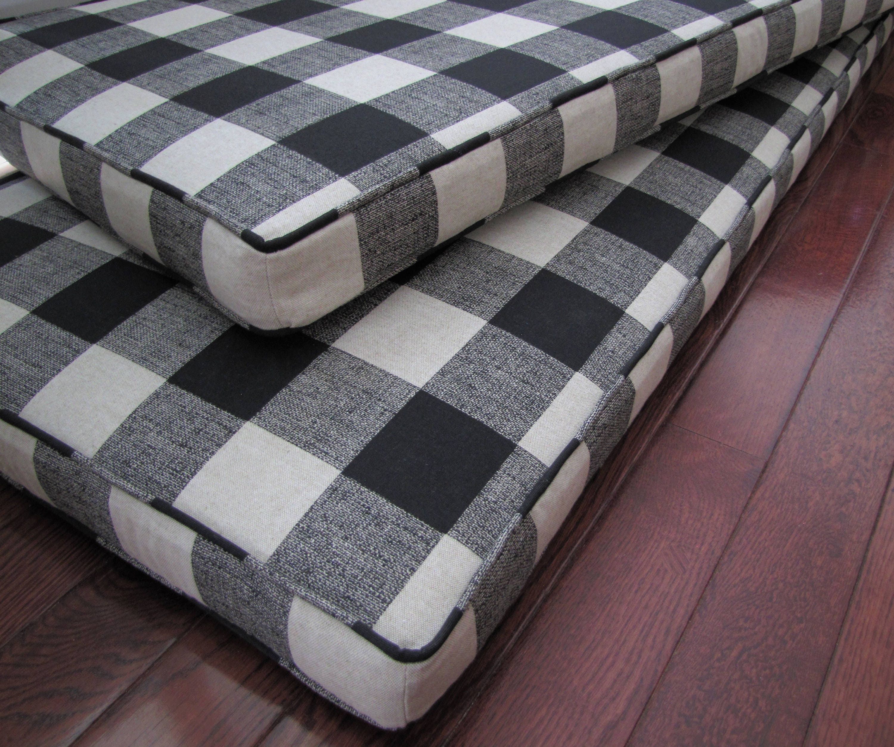 Banquette Cushions L Shape Bench Seat Cushions Cord Piped Etsy