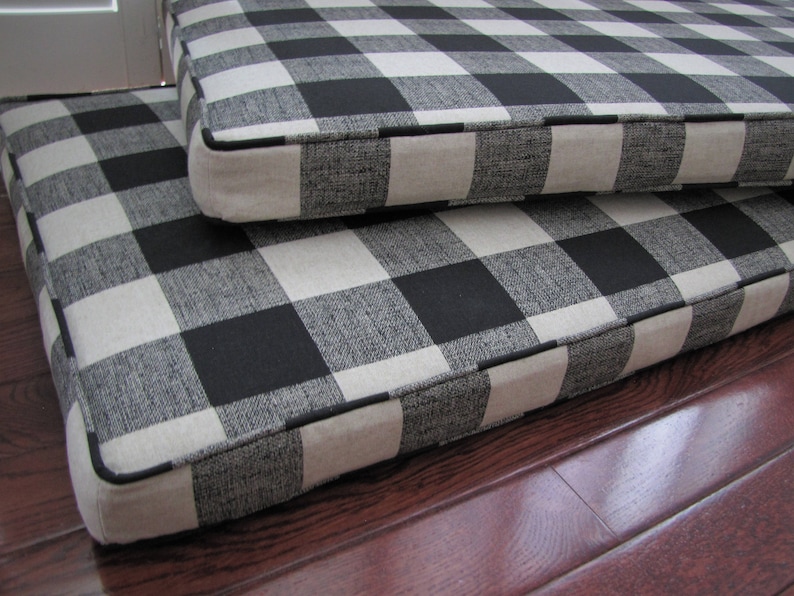 Banquette Cushions L Shape Bench Seat Cushions Cord Piped Etsy