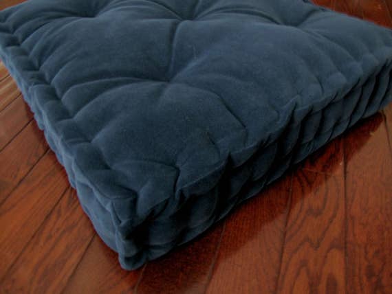 navy floor cushion