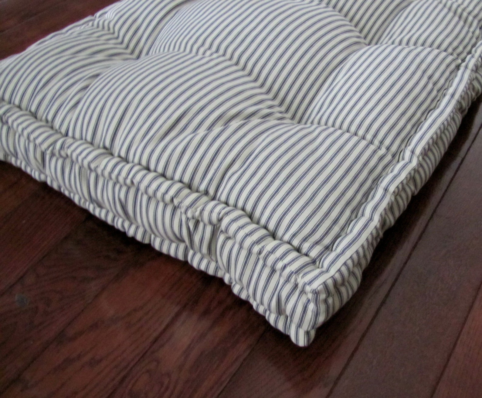 Custom Bench Cushion Ticking Stripe Window Seat Cushion Etsy