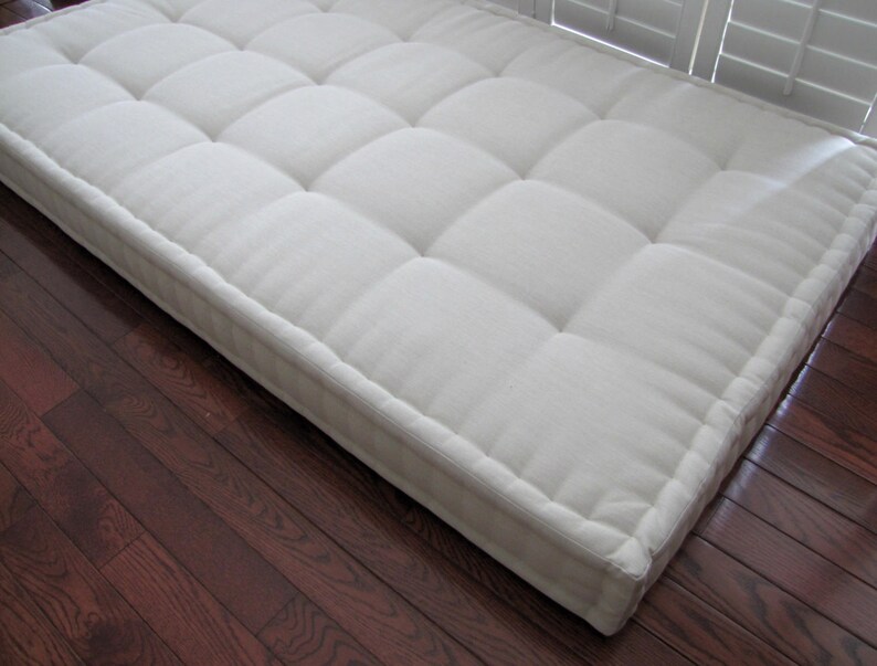 Sunbrella Custom Cushion French Mattress Cushion Tufted Etsy