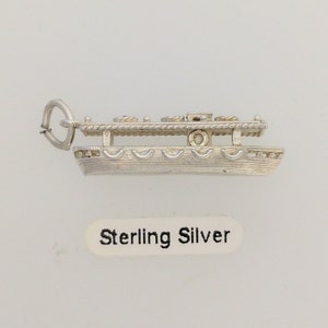 Silver Barge Charm - Etsy