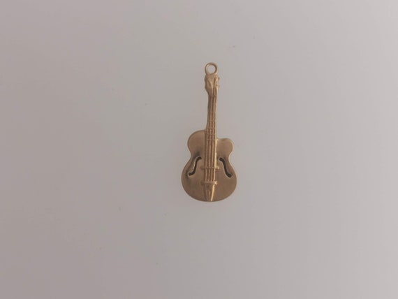 9ct Gold Violin Charm - image 1