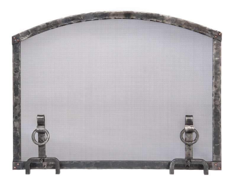 PonyTracksMetalArt Arched Fireplace Screen - Thumbnail 5