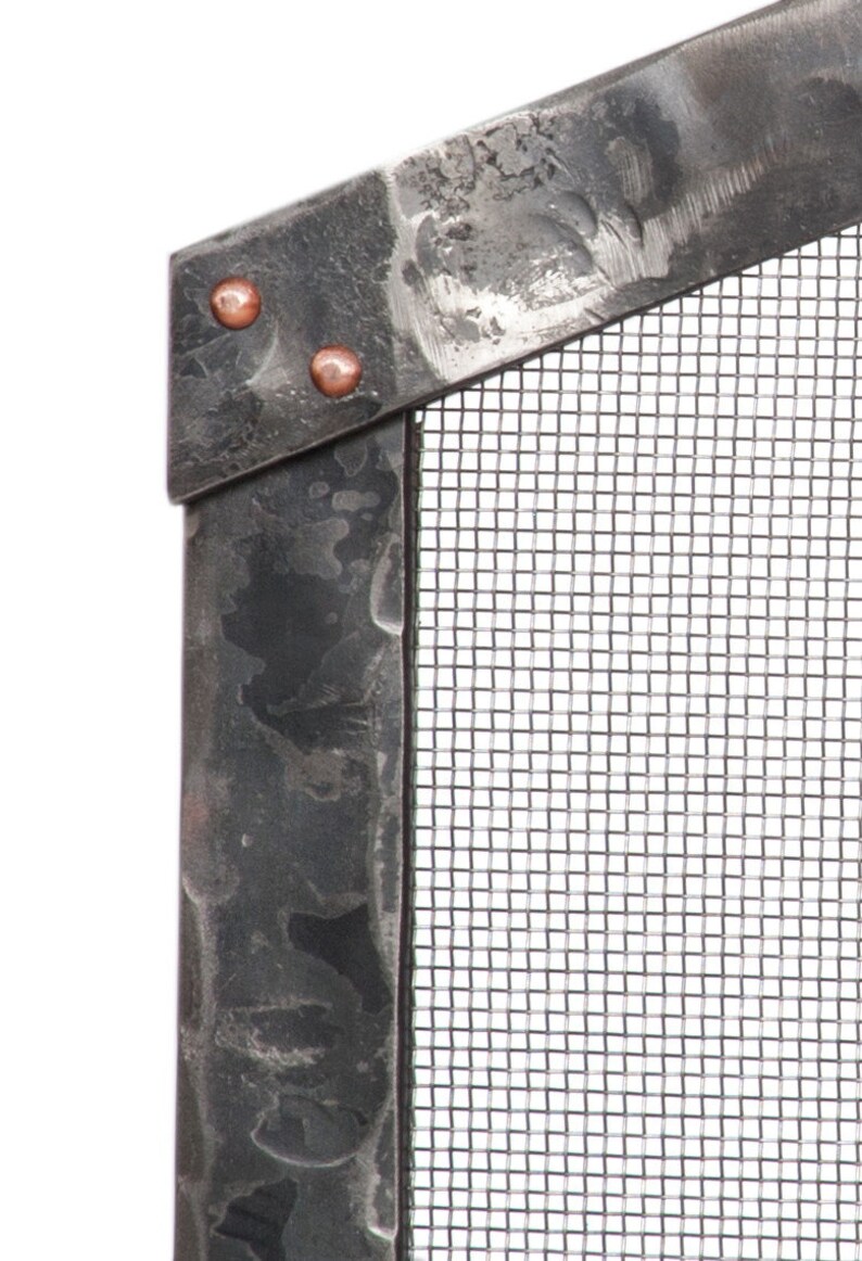 PonyTracksMetalArt Arched Fireplace Screen - Thumbnail 3