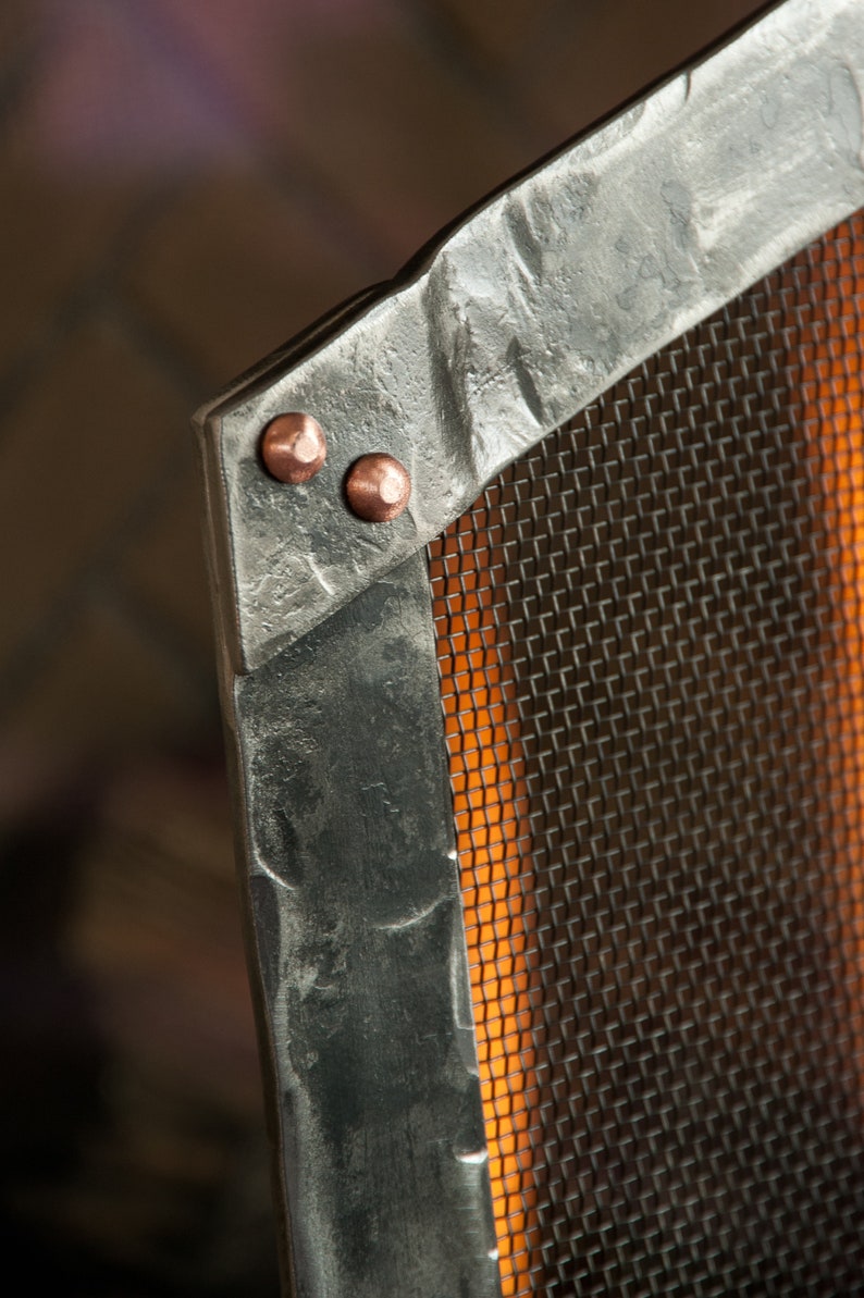 PonyTracksMetalArt Arched Fireplace Screen - Thumbnail 4