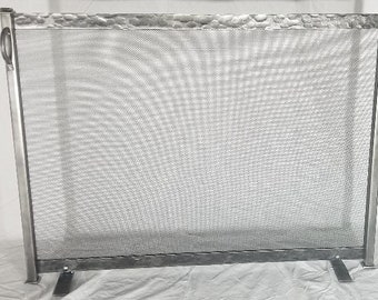 fireplace screen forged steel