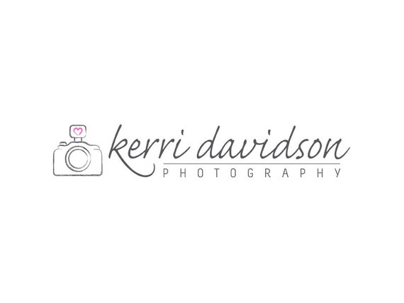 Photography Logo Design Watermark Logo Camera Logo Custom | Etsy