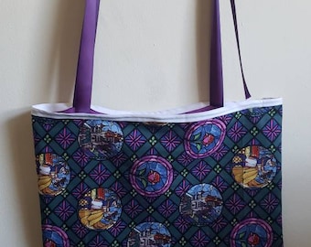 Stain glass beauty tote bag