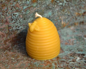 Bee Skep 2&quot; candle