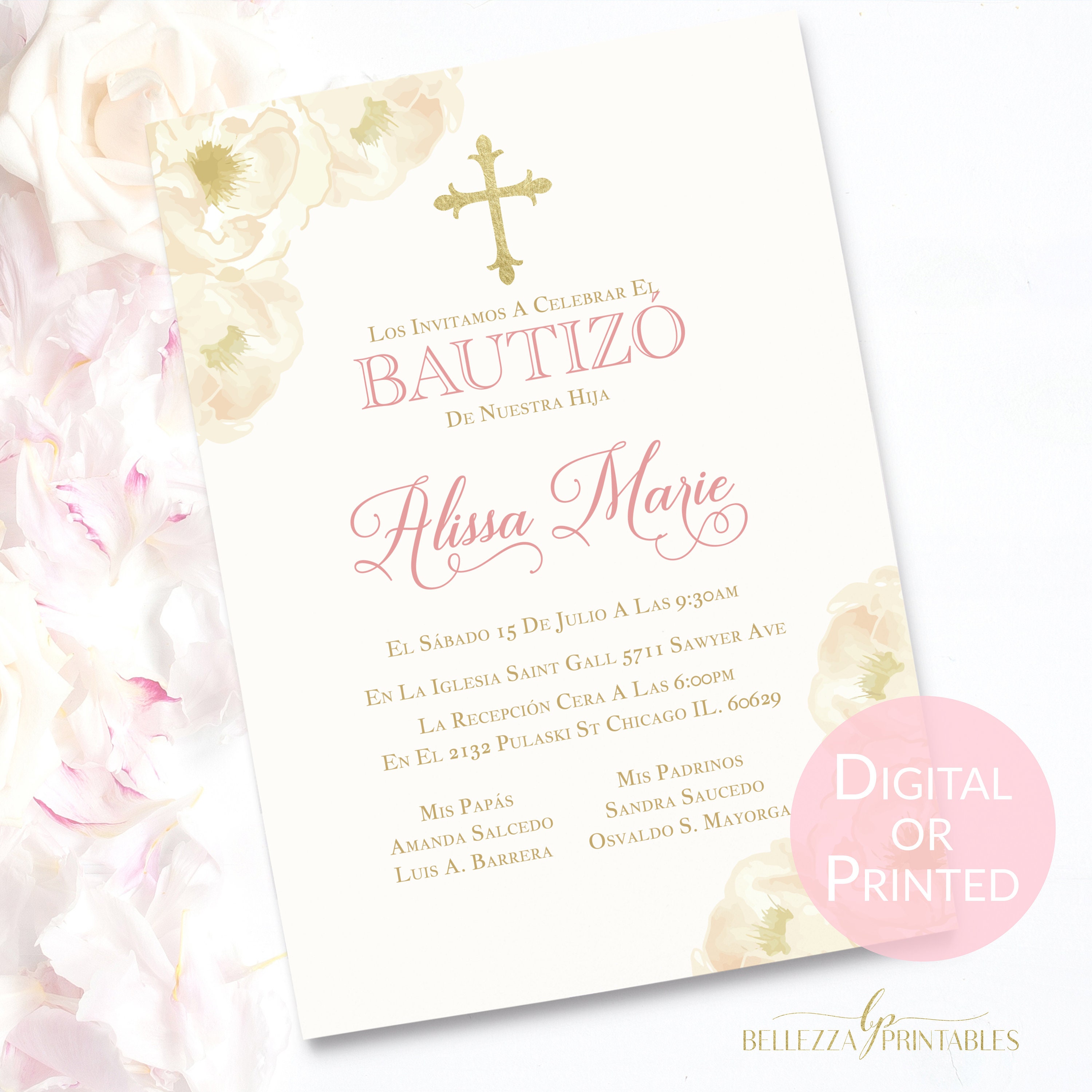 invitaciones de bautizo invitaciones de bautizo ni 241 a etsy plantillas para invitaciones de bautizo