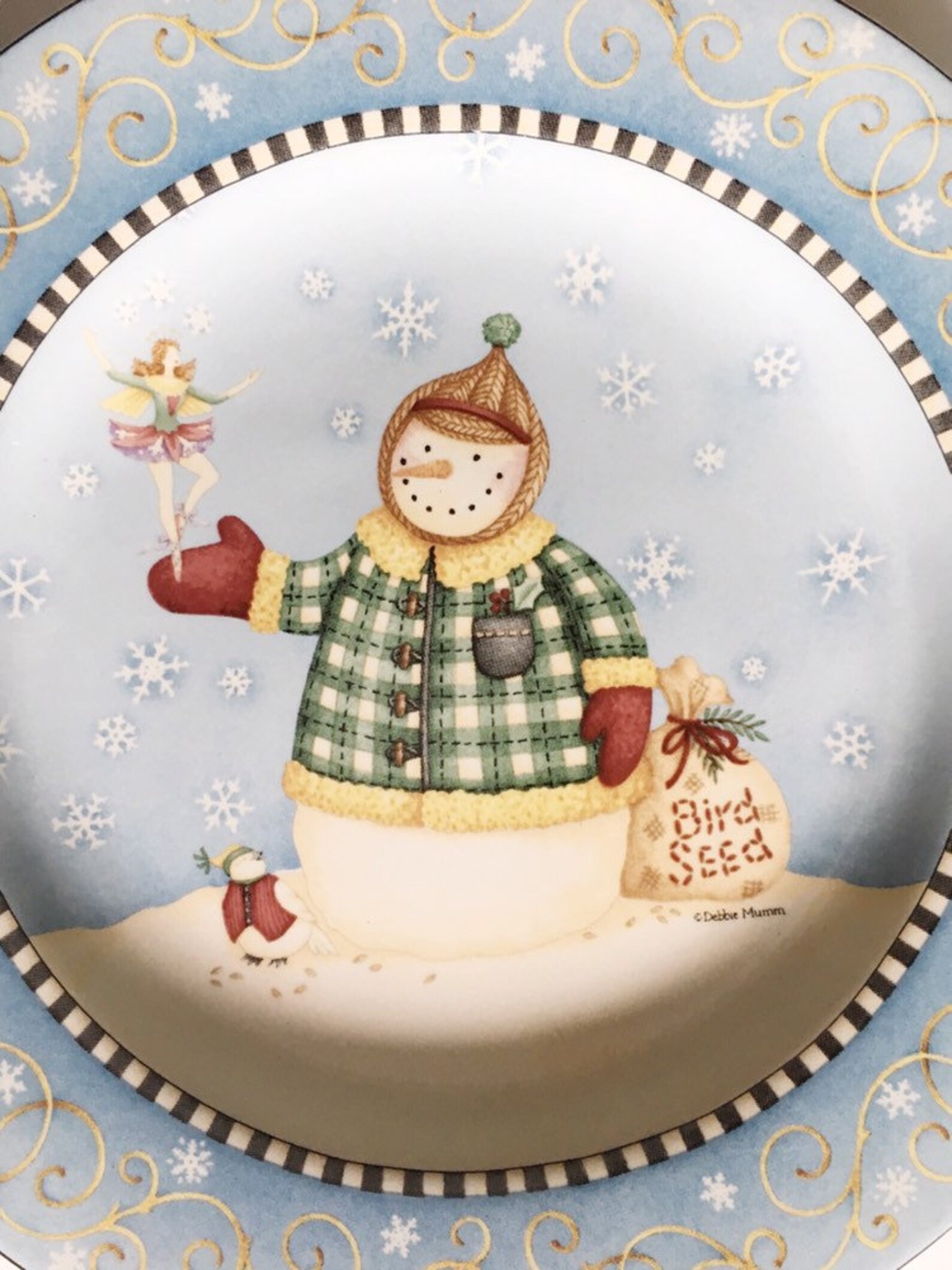 Oneida Snowman Dishes - 7kf5dir