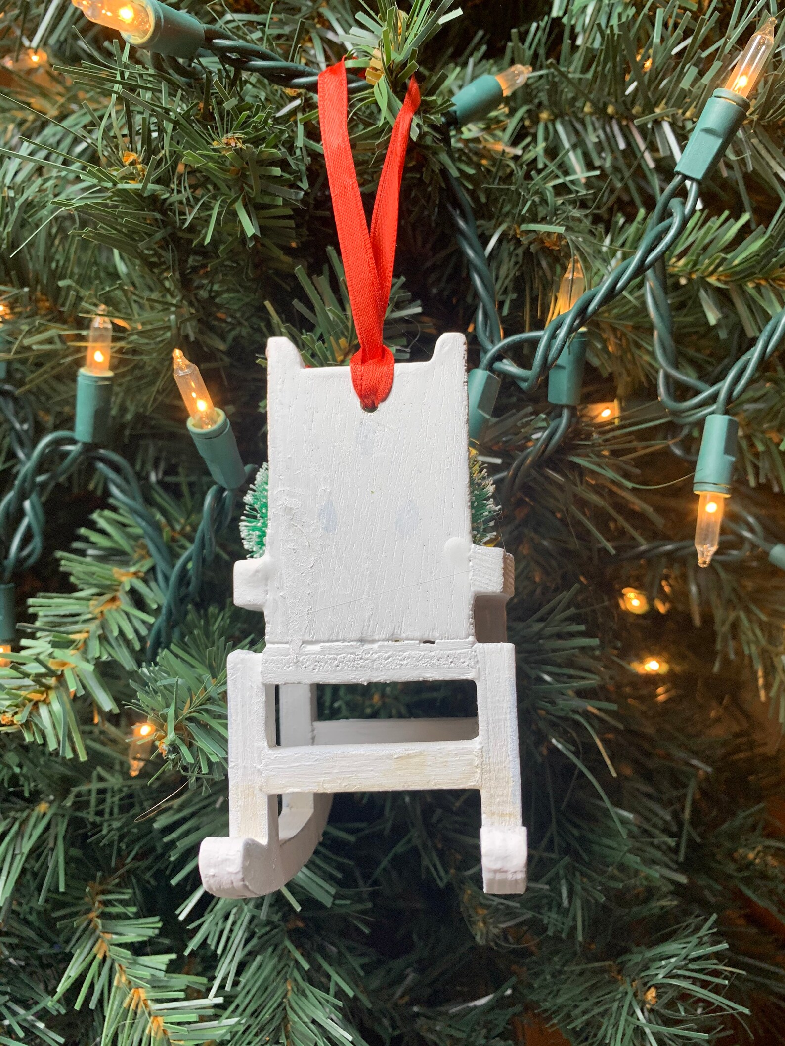 Rocking Chair Christmas Ornament 