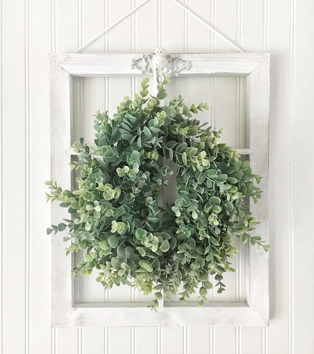 Window Frame Wall Decor Large Farmhouse Wall Hanging With Etsy