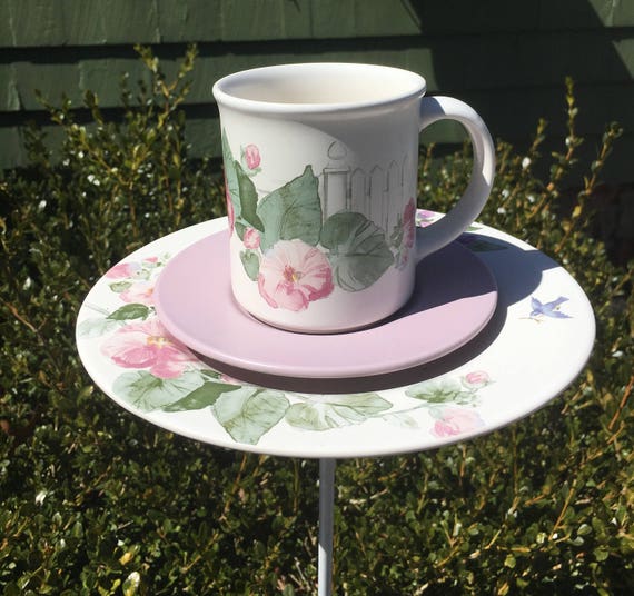 Ceramic bird feeder garden accessory garden decor Etsy