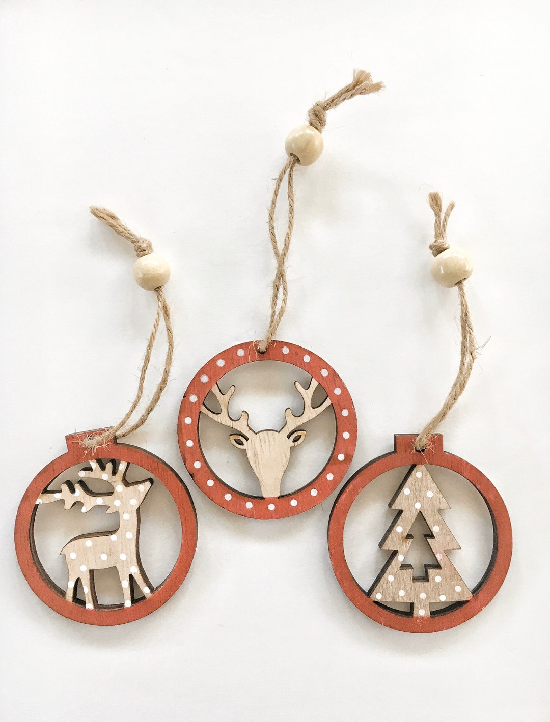 Country Christmas Tree Ornaments 