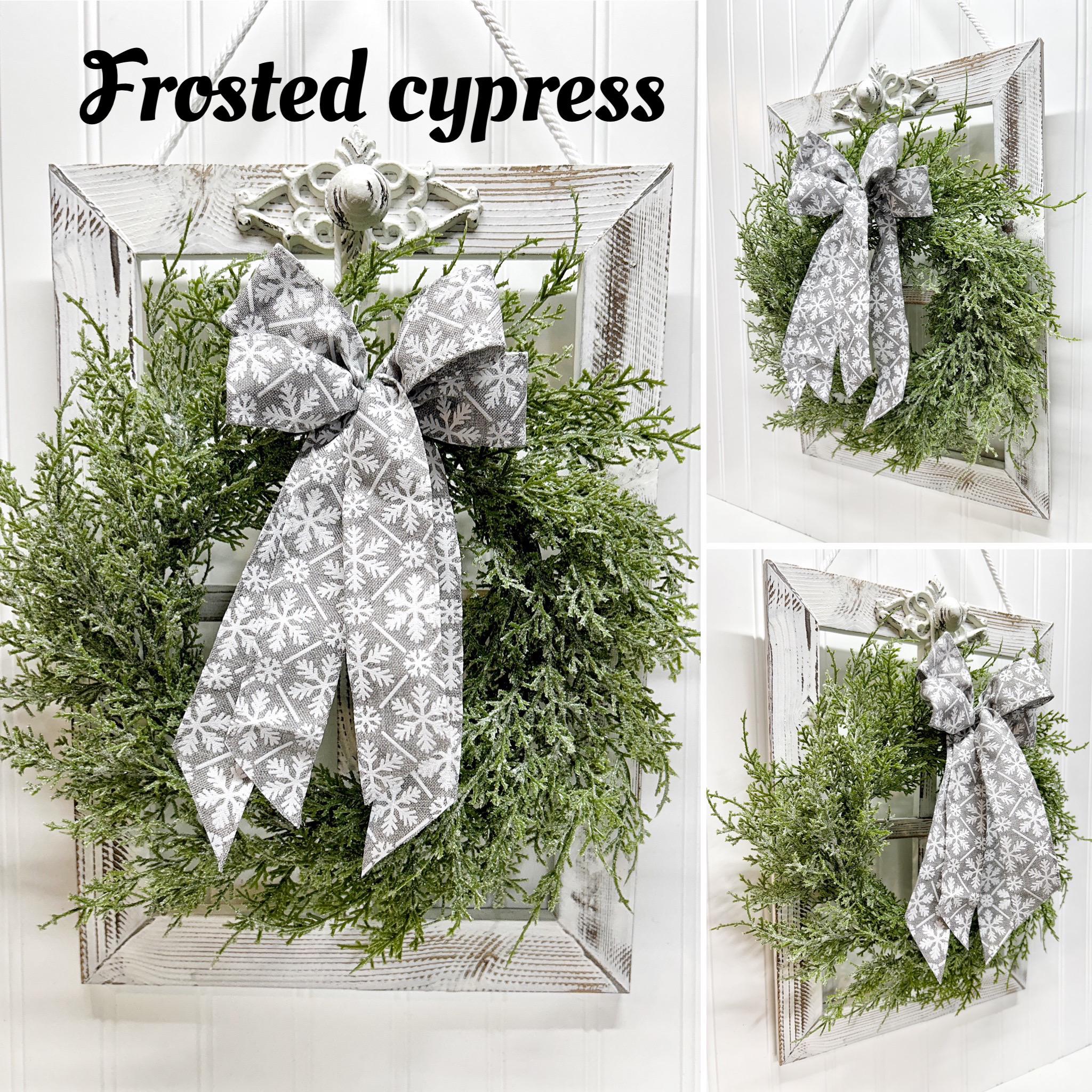 Farmhouse Christmas Window Frame Wall Decor - Rustic Wall Hanging - Etsy