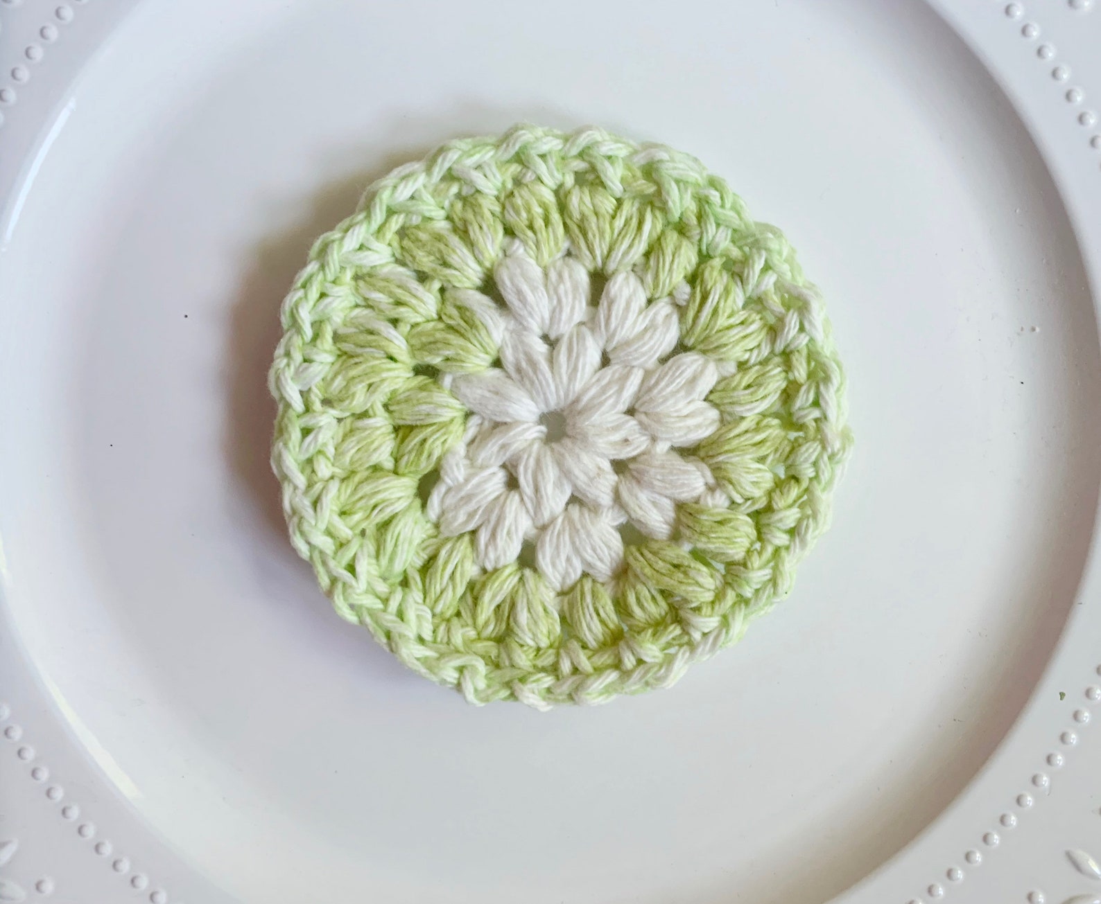 Reusable Bath Pouf and Crochet Scrubby Set Zero Waste Bath Etsy
