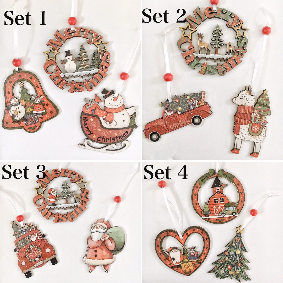 Country Christmas Tree Ornaments 