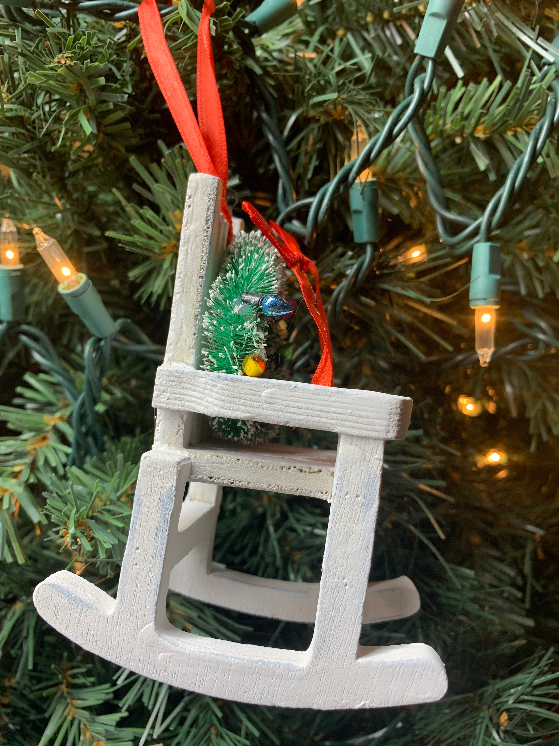 Rocking Chair Christmas Ornament 