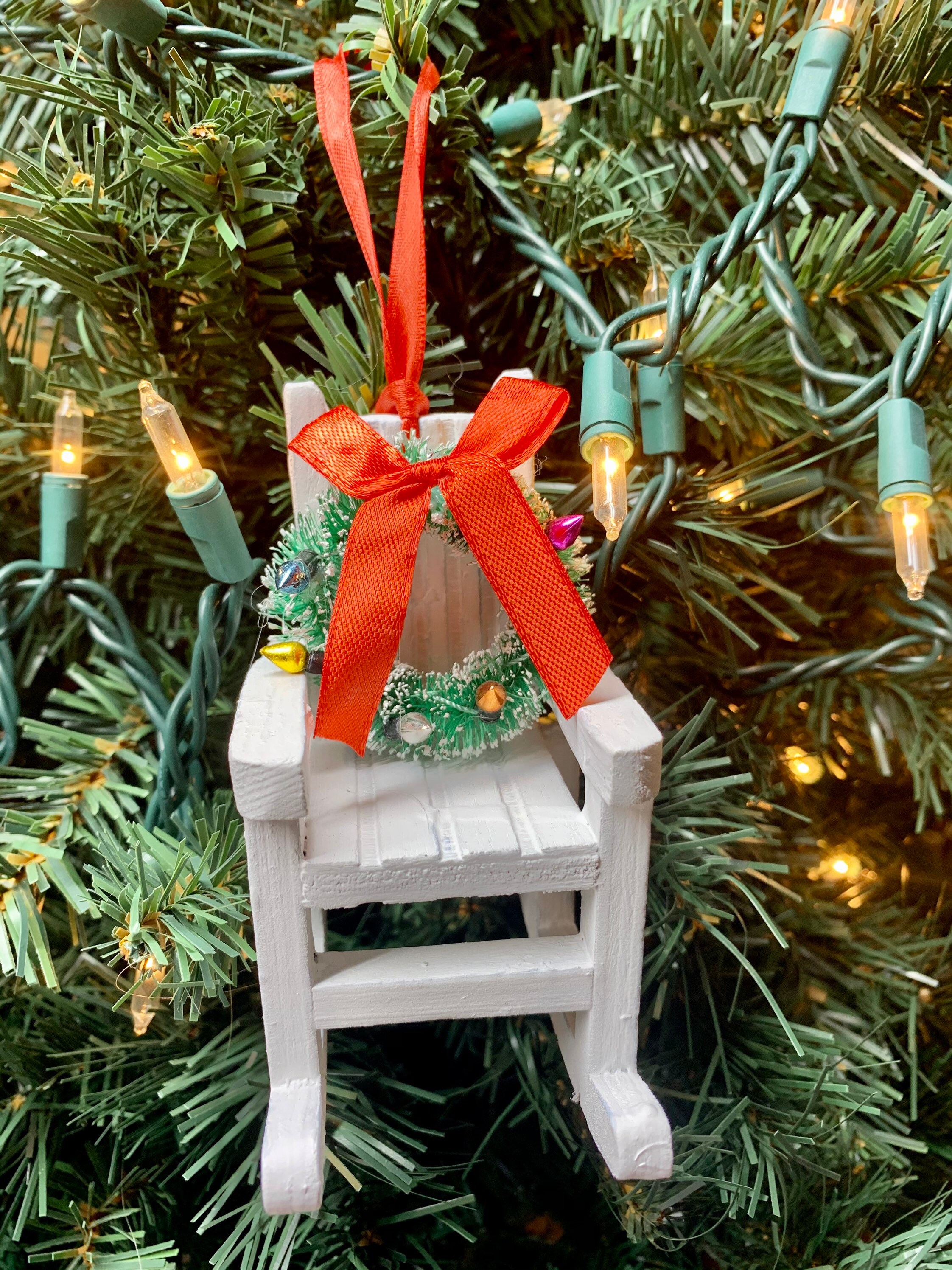 Rocking Chair Christmas Ornament 