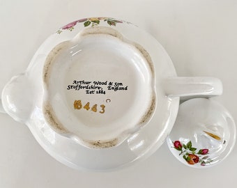 Arthur Wood and Son Vintage Ceramic Teapot #6443