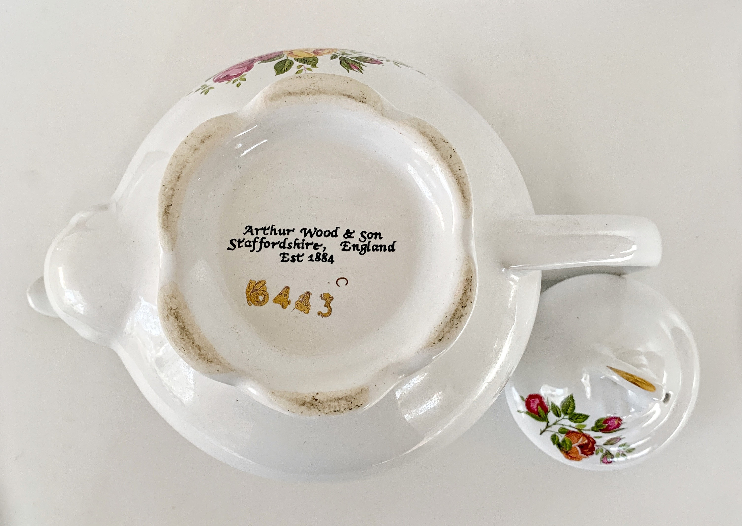Arthur Wood and Son Vintage Ceramic Teapot #6443