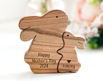 Personalized Mom and baby statue . First mothers day gift . Gift for daughter