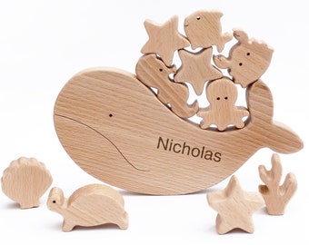 Wooden toy Wooden puzzles Wood balance Animals balancer 3D toys Handmade Wooden toy Wooden puzzles Wood balance Animals balancer 3D toys Handmade