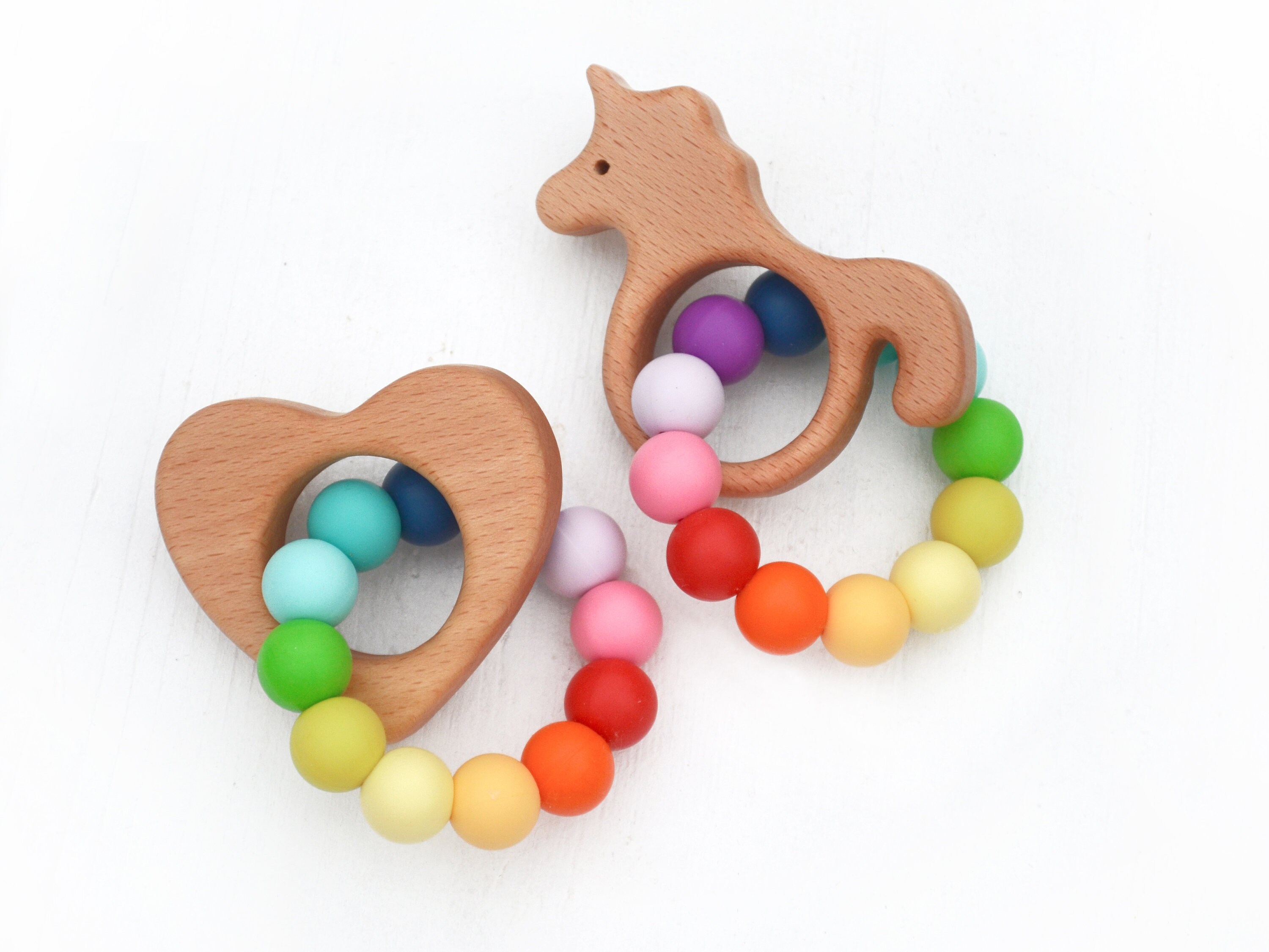 solid silicone teething ring