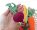 Beetroot crochet play food for kids . Crochet vegetables educational toys . 1 year old toys food