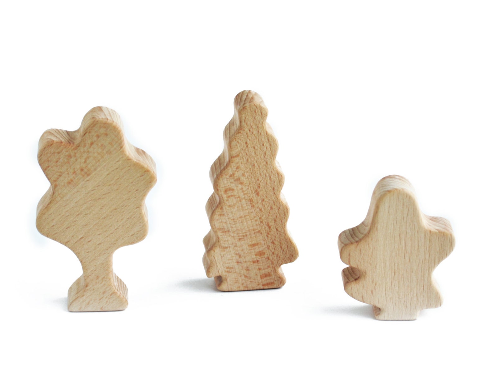 Wooden Forest Animals Play Set . Woodland Creatures Fox Bear - Etsy