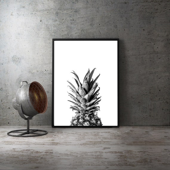 funky pineapple quote a4 picture Print poster gift UNFRAMED