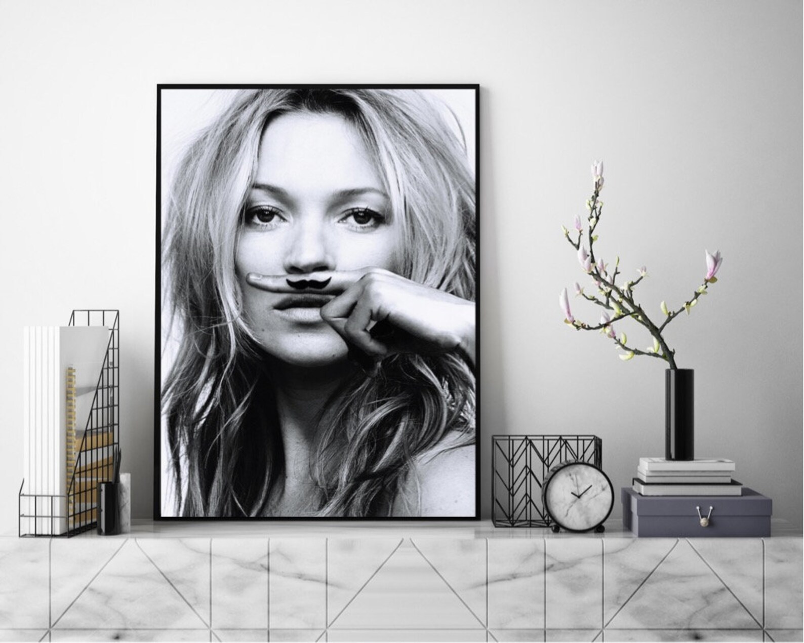 Kate Moss Art Print Poster Fashion Print Portrait Poster Etsy UK