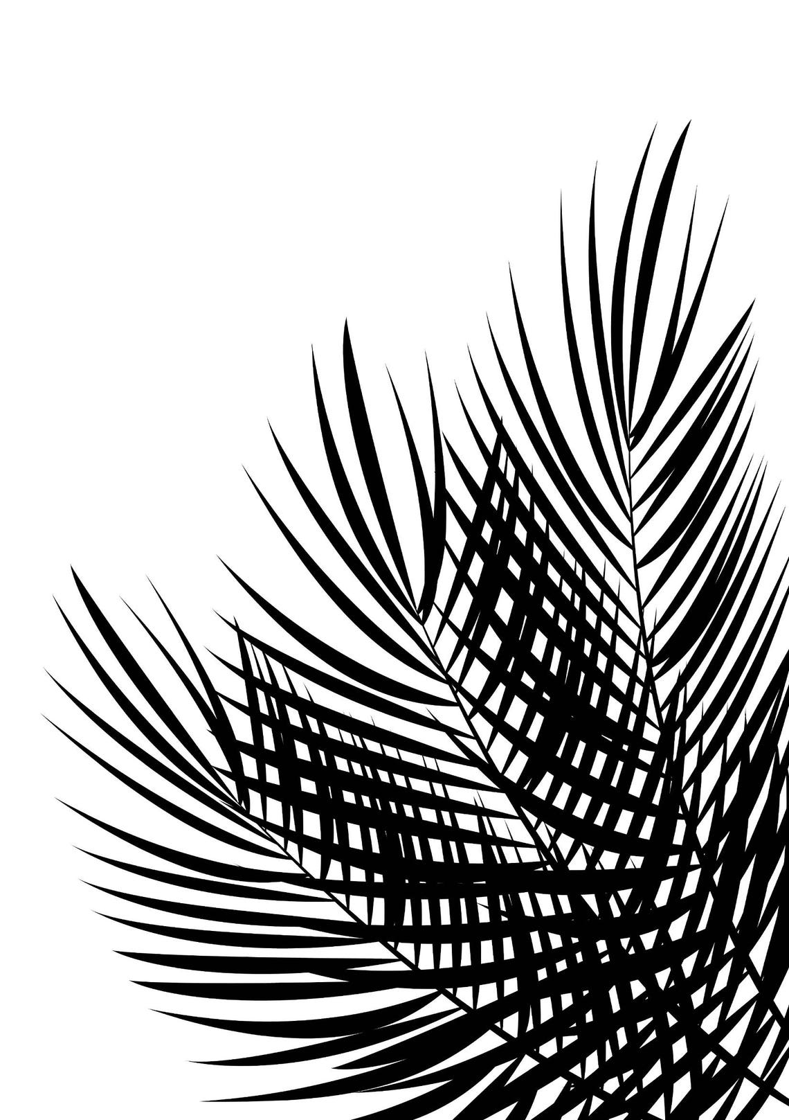 palm-leaf-print-palm-leaf-wall-art-art-print-typography-etsy