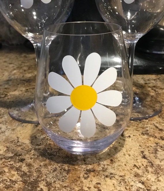 decorative stemless wine glasses