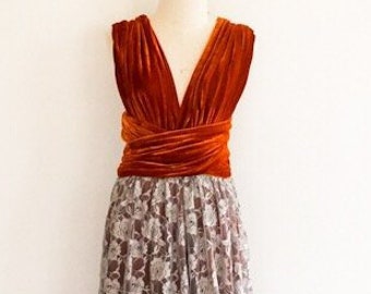 Orange Dress Long Sleeve