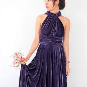 dark purple dresses for women