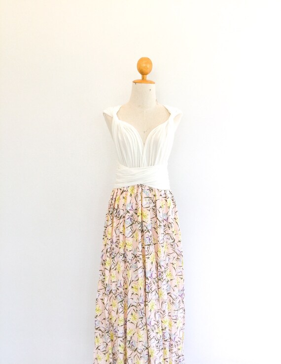 off white infinity dress