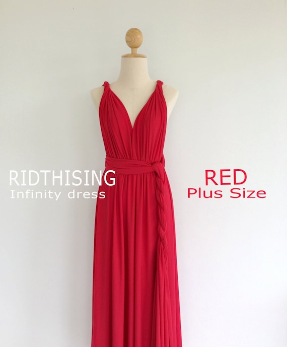 red infinity dress