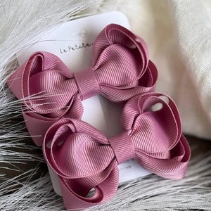 Fermacapelli Bambini 23 Pezzi - Fiocchi In Gros Grain Per Neonati - Foto 4