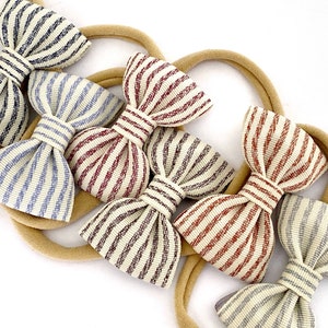 Baby bow headband, nylon headband for babies, newborn headband